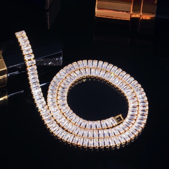 🎁 The Larynah Lab Diamond Tennis Necklace - Picture 12 of 14